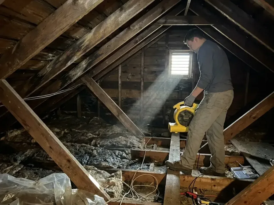 attic-water-damage-drying-proc-007 — frequently asked questions, Emergency Water Extraction & 24/7 Flood Response in Many, LA